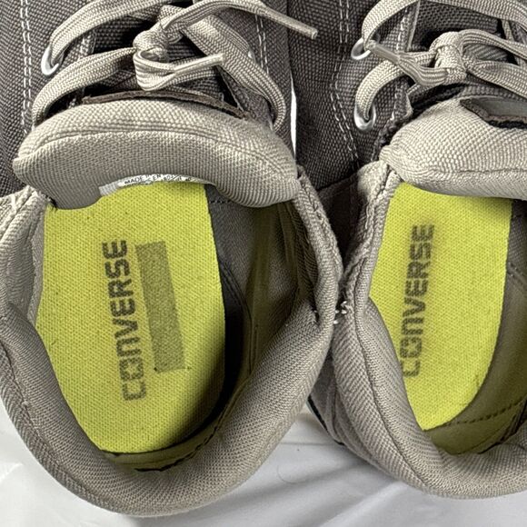 Converse All Star Chuck Taylor Gray/Olive Hightop Sneakers (Men’s 12 Women’s 14) - Picture 6 of 7
